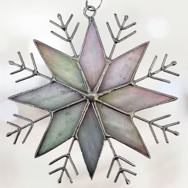 Bruggeman - two stained glass snowflakes.jpg