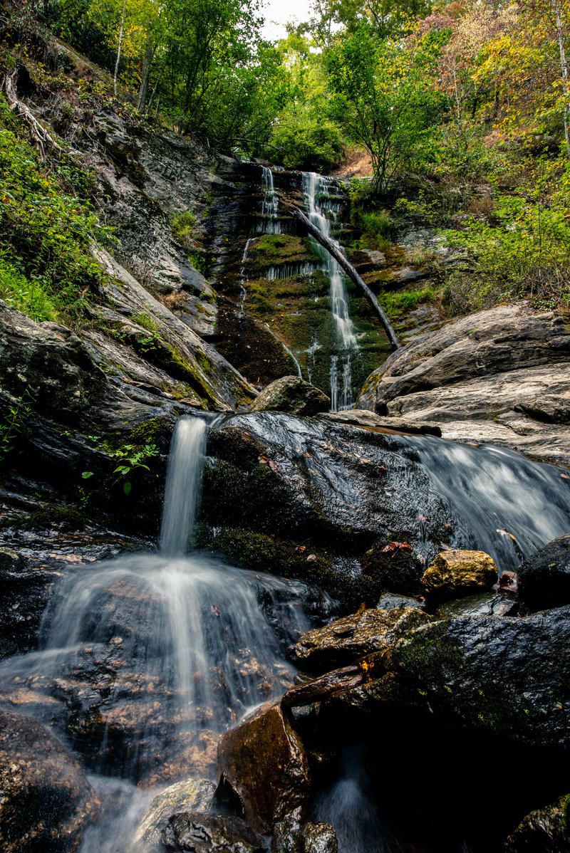 Tom&#x27;s Creek Falls in McDowell County