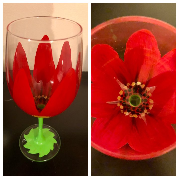 Hines - painted wine glass.JPG