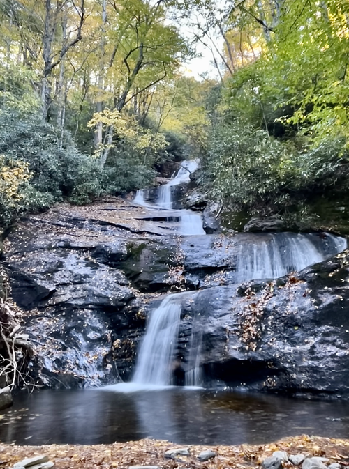 Setrock Creek Falls in the Blue Ridge Mountains
