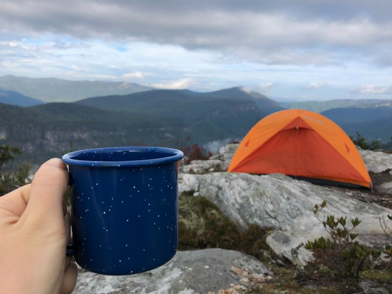 Camping in Linville Gorge Wilderness Area